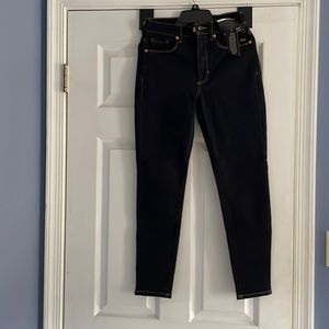 Banana Republic high rise skinny ankle jeans. Size 26s. Dark color